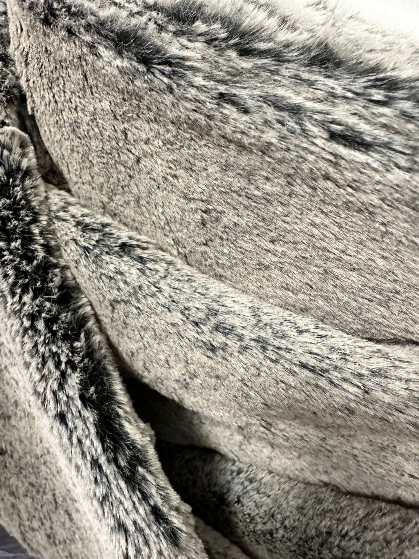 Minky - Red Pine - Jasper - Charcoal/Grey