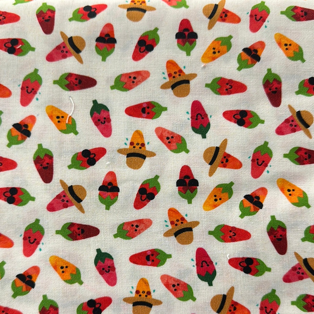 Back in stock - Chili Smiles - Farm to Table - Peppers - by Ann Kelle Designs for Robert Kaufman