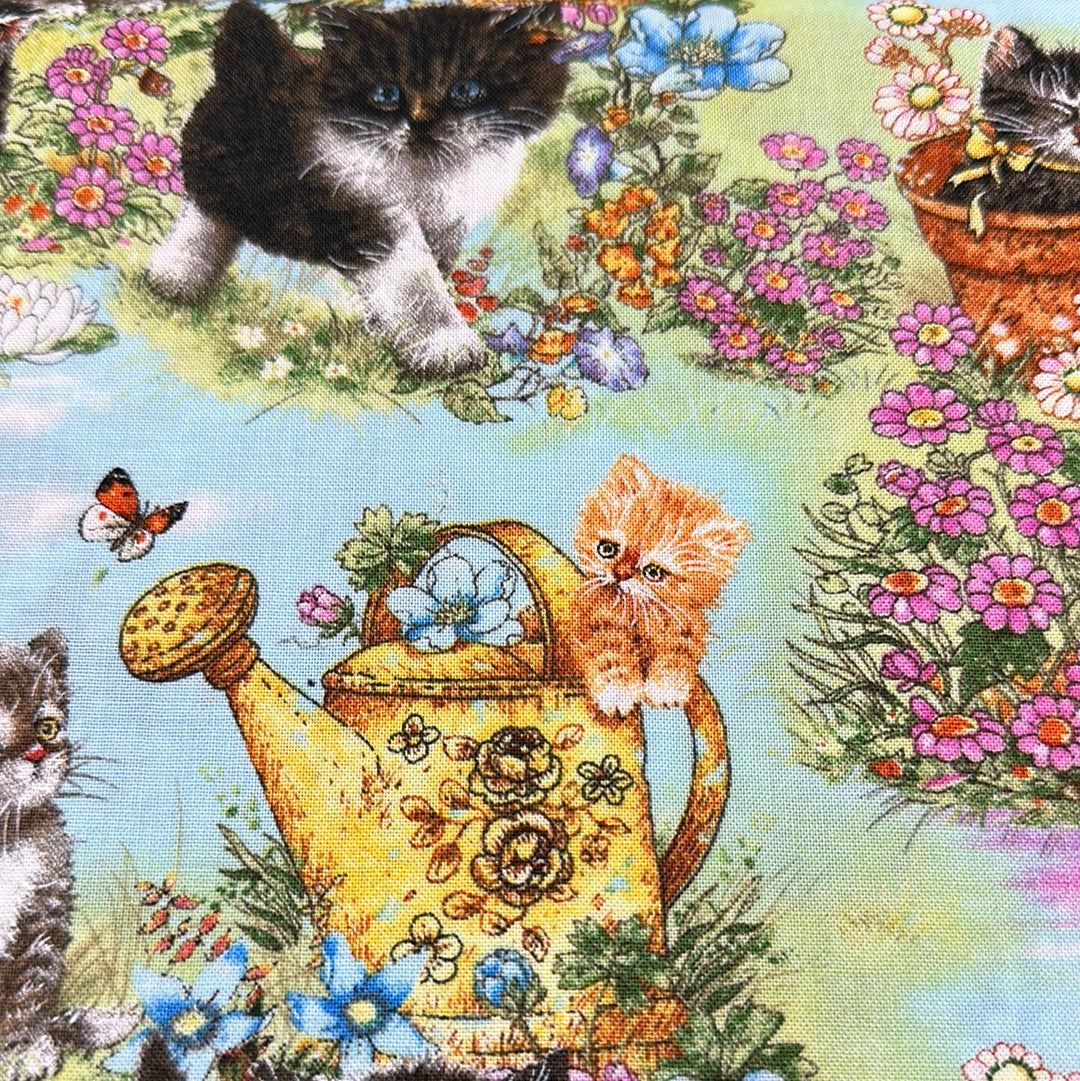 Kitty's Garden - Cats in the Spring - Flowers - Robert Kaufman