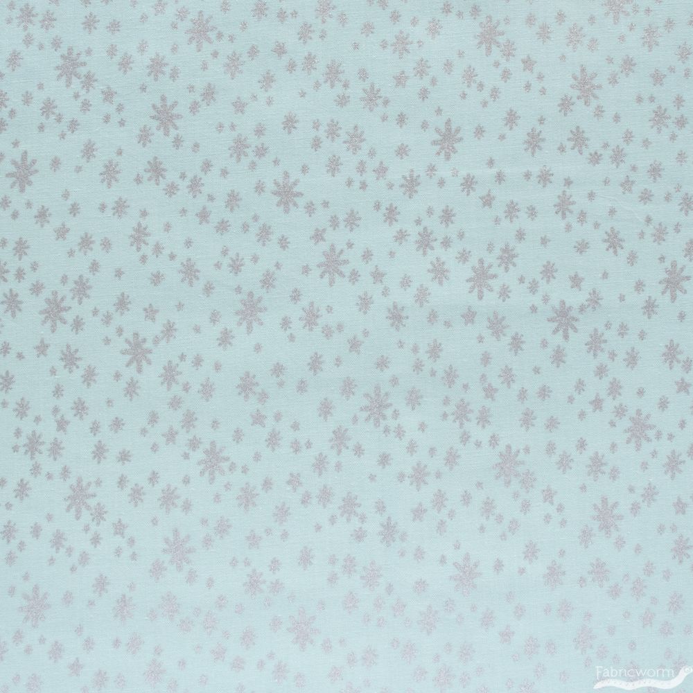 Holiday Classics by Rifle Paper Co.  - Starry Night - Mint Metallic (Silver stars)