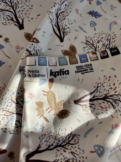 Tricot - Katia Fabrics - Fox Stamp - Jersey - vendu au demi-mètre 