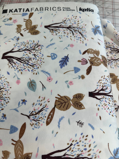 Tricot - Katia Fabrics - Fox Stamp - Jersey - vendu au demi-mètre 