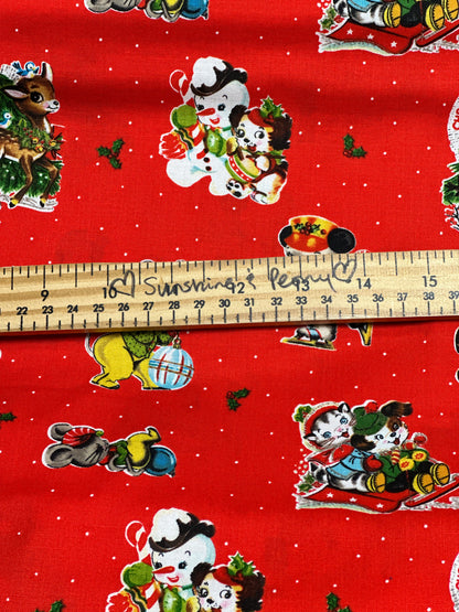 Christmas Joy  - Main Red - Cottage Mama Christmas Joy Collection for Riley Blake