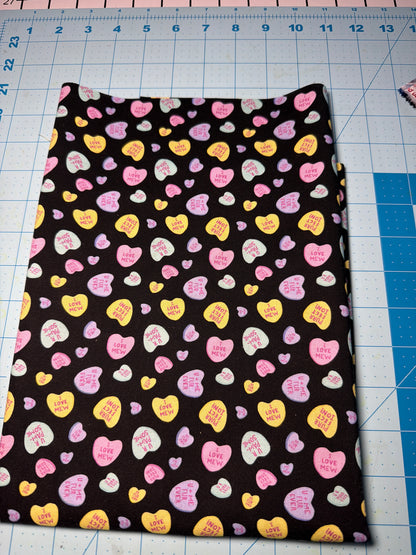 Dear Stella  - Confursation -  Jet - from the Hugs N Purrs Collection by Leezaworks for Dear Stella - Priced by the Half Metre