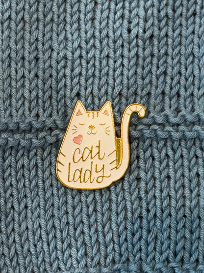 Enamel Pin  - Cat Lady