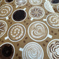 Coffee Art Allover - Latte by Wilmington Prints part of the Coffee Life Collection by Jennifer Pugh -  Priced per half metre