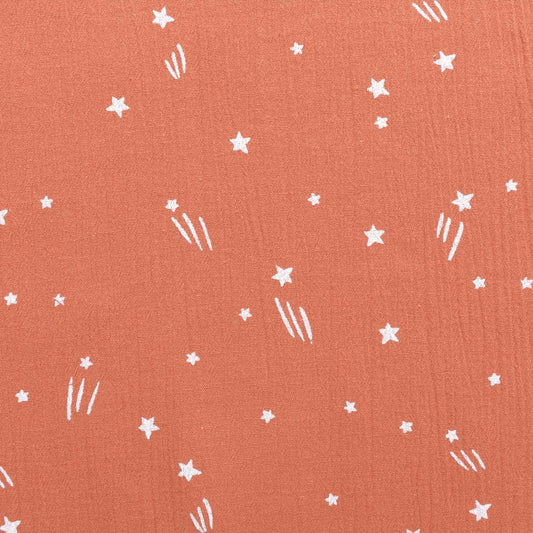 Katia - Bambula  - Be Unique - Shooting Star - Coral - Sold By the Half Metre