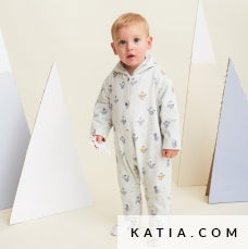 Tricot - Katia Fabrics - Penguins Dance- Sweat Melange - Prix au demi-mètre
