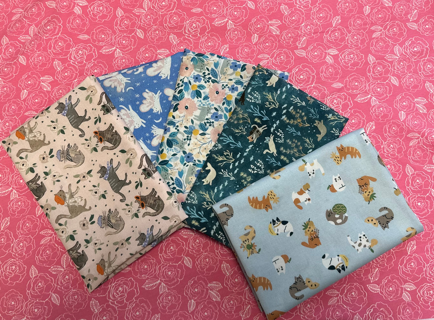 Fun Cats Themed -  Fat Quarter Bundle