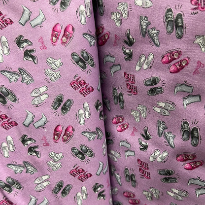 Barbie - Barbie Girl Shoes - Lilac - Riley Blake