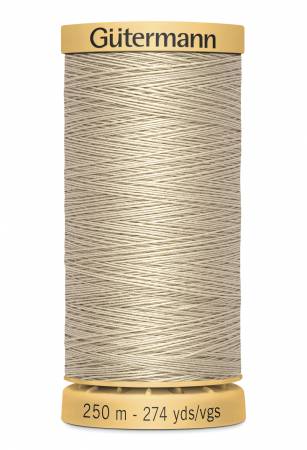 GÜTERMANN - 100% Cotton Thread - Beige - 250 M