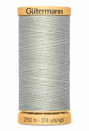 GÜTERMANN - 100% Cotton Thread - Light Slate - 250 M