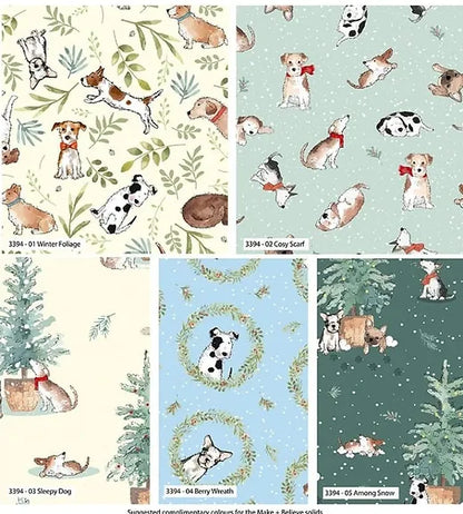 The Craft Cotton Company - Man's Best Friend Collection - Sleepy Dog - Cream