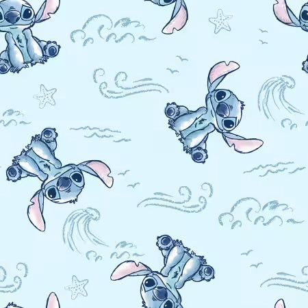Springs Creative - Stitch - sketch wave - Priced per half metre