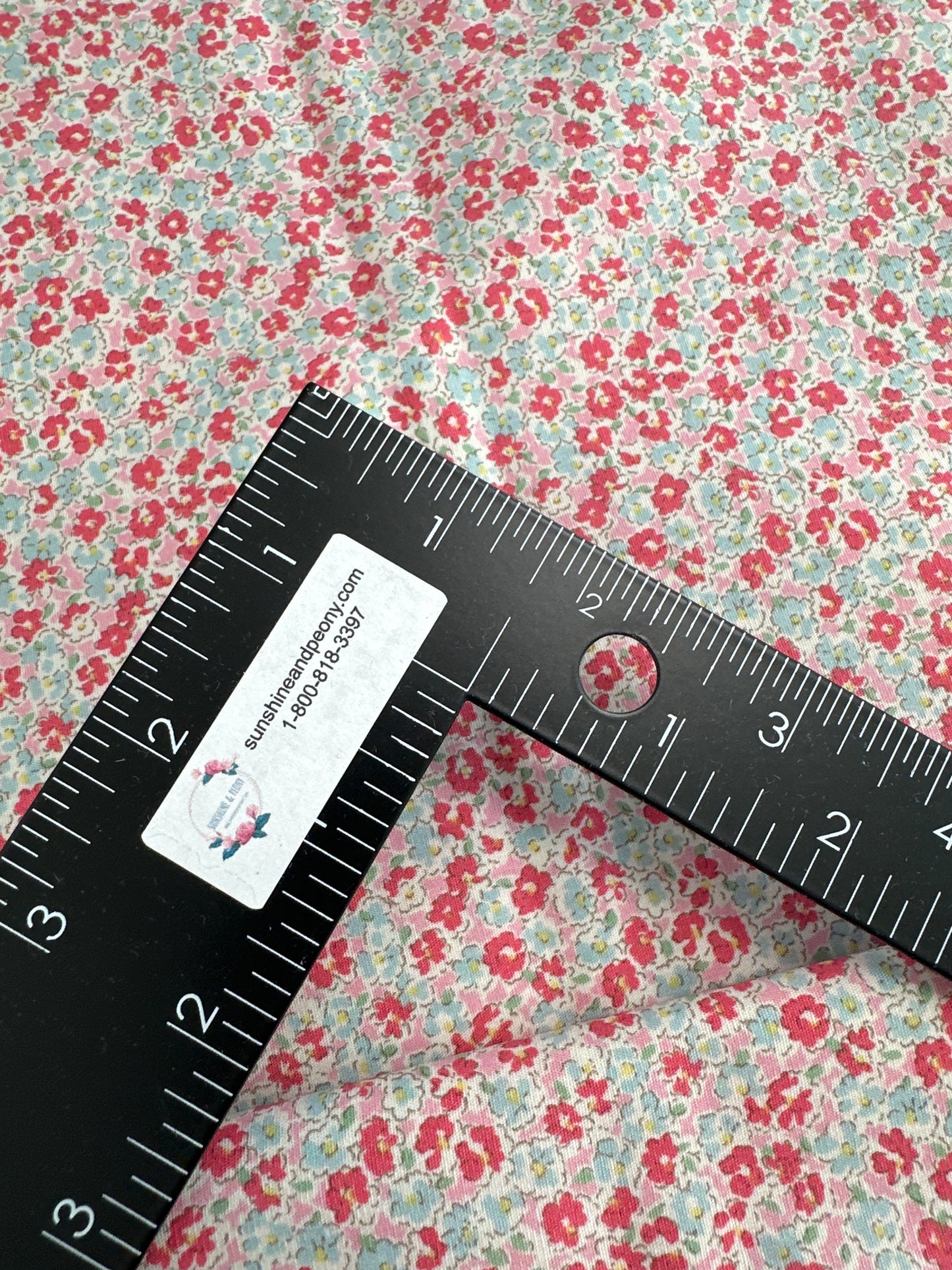 Robert Kaufman Fabrics - Petite Garden - by Sevenberry - Pink - Priced by the Half Metre