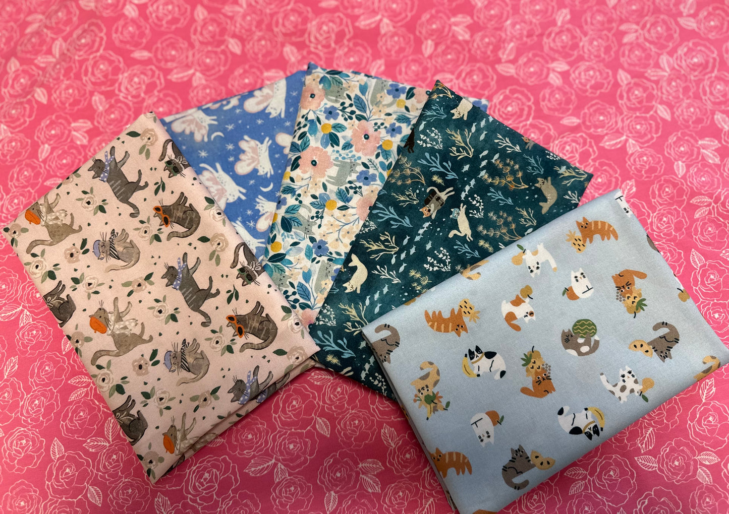 Fun Cats Themed -  Fat Quarter Bundle