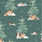 The Craft Cotton Company - Man's Best Friend Collection - Among Snow - Green