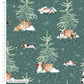 The Craft Cotton Company - Man's Best Friend Collection - Among Snow - Green