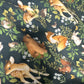 Minky - Dear Stella - Forest Storeis - Iron - 100% Polyester - approx. 60" wide - Sold by the full metre