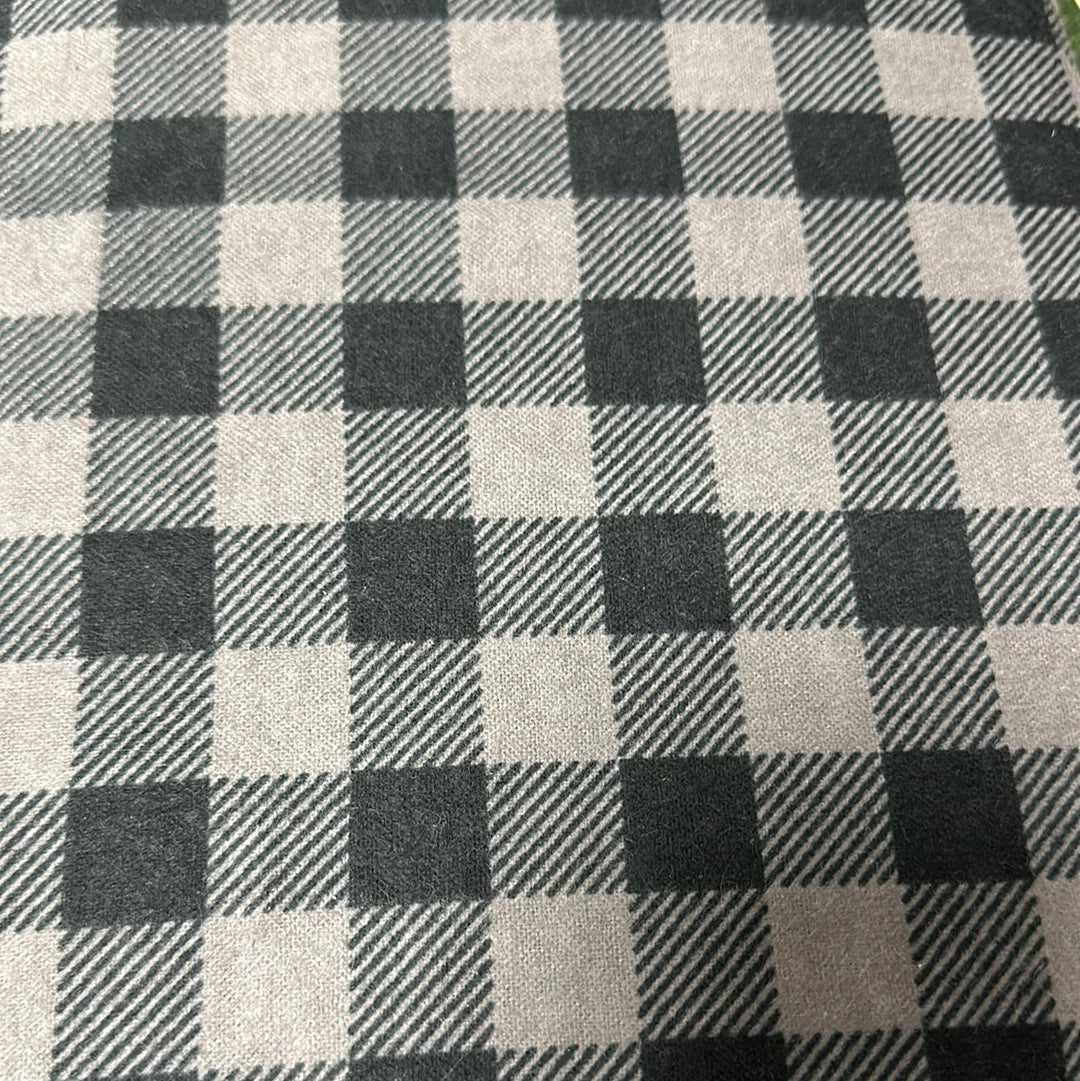 Flannel - Buffalo Plaid Flannel - Charcoal