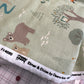 Riley Blake Designer Flannel - Elmer & Eloise - Forest - Sage - Priced per half metre