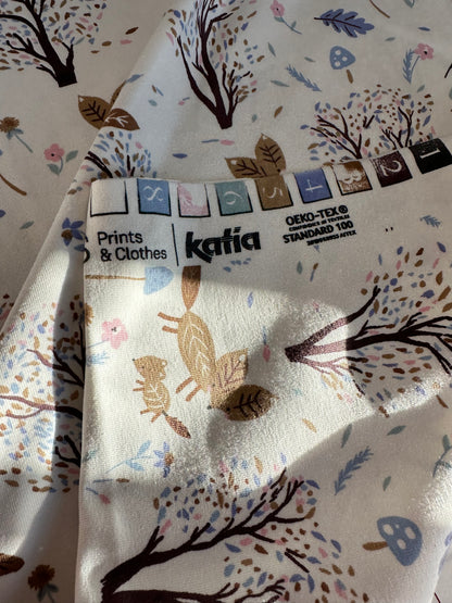 Tricot - Katia Fabrics - Fox Stamp - Jersey - vendu au demi-mètre 
