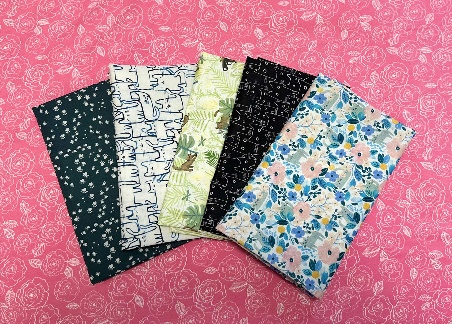 Fun Cats Themed -  Fat Quarter Bundle