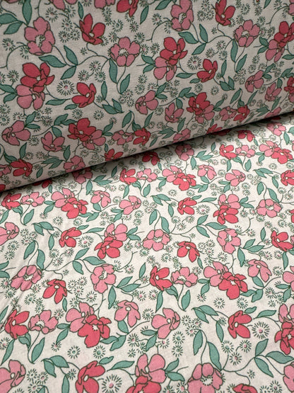 Robert Kaufman - Flowerhouse Little Blossoms - Petal Blooms - Priced per Half Metre