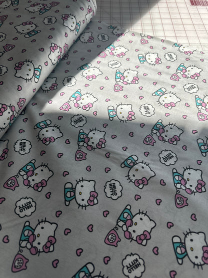 Springs Creative - Hello Kitty - Telephone Hearts - Grey