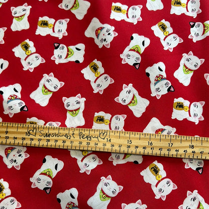 Lucky Cat - Red - Freckle & Lollie Collection