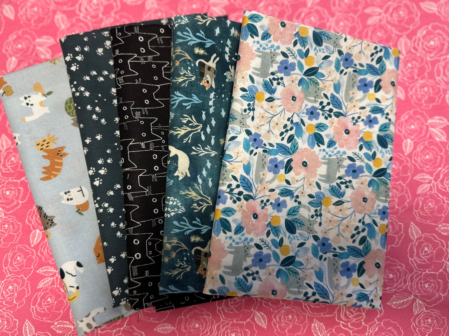 Fun Cats Themed -  Fat Quarter Bundle