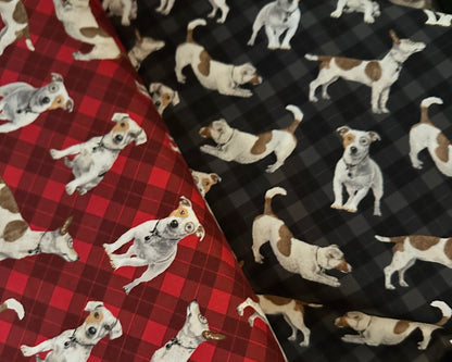 Northcott Fabrics -  For the Love of Pete - Red - Sold by the half metre