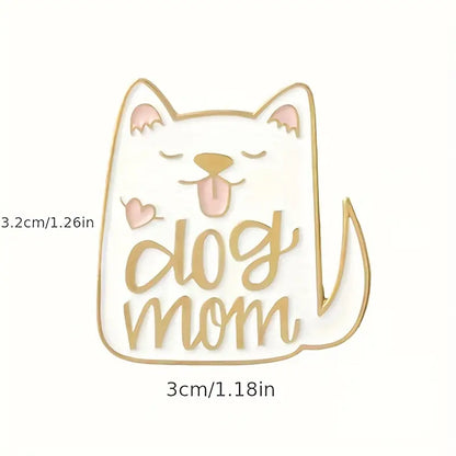 Enamel Pin  - Dog Mom