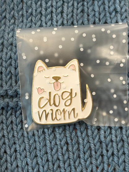 Enamel Pin  - Dog Mom