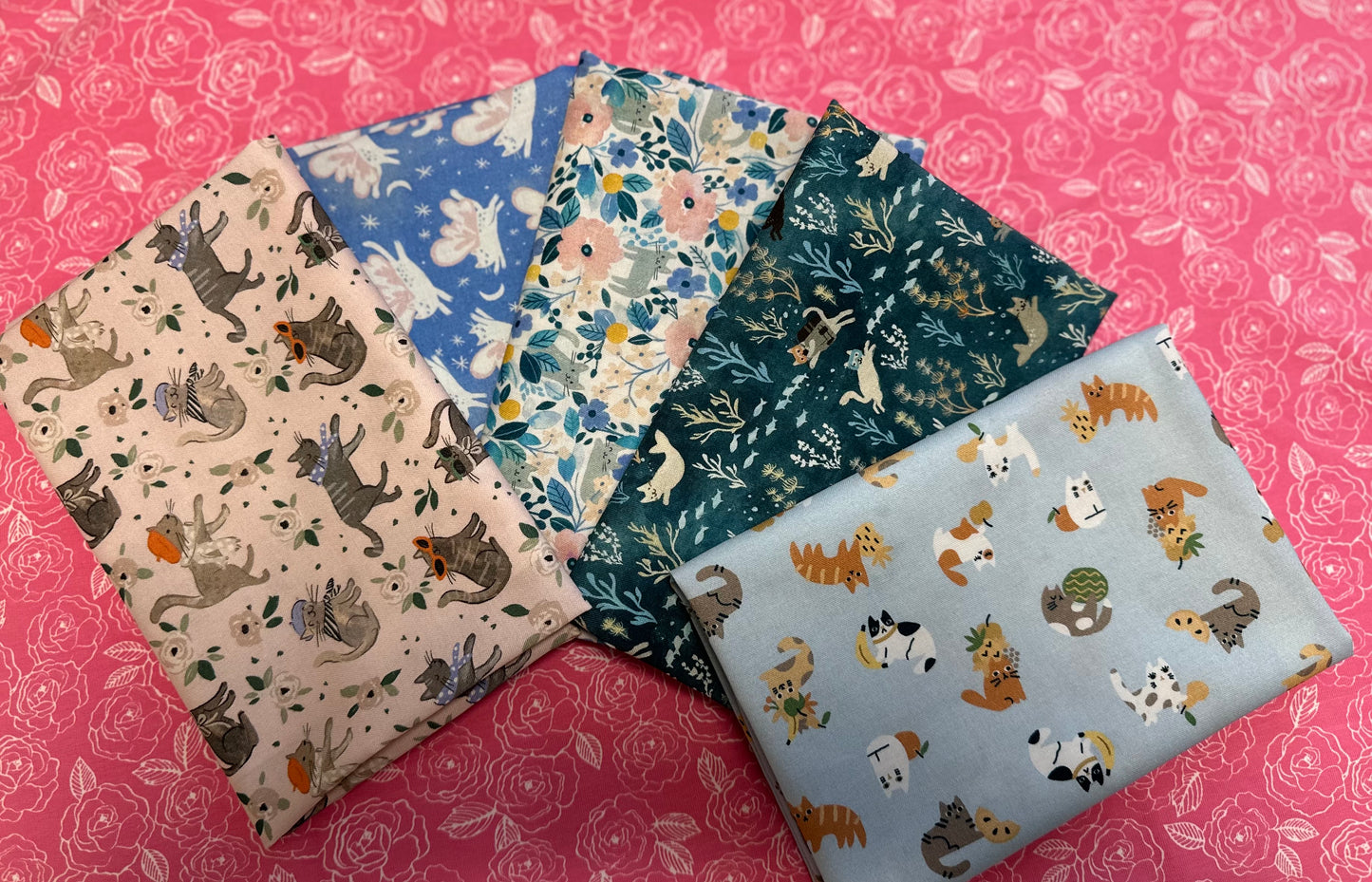 Fun Cats Themed -  Fat Quarter Bundle