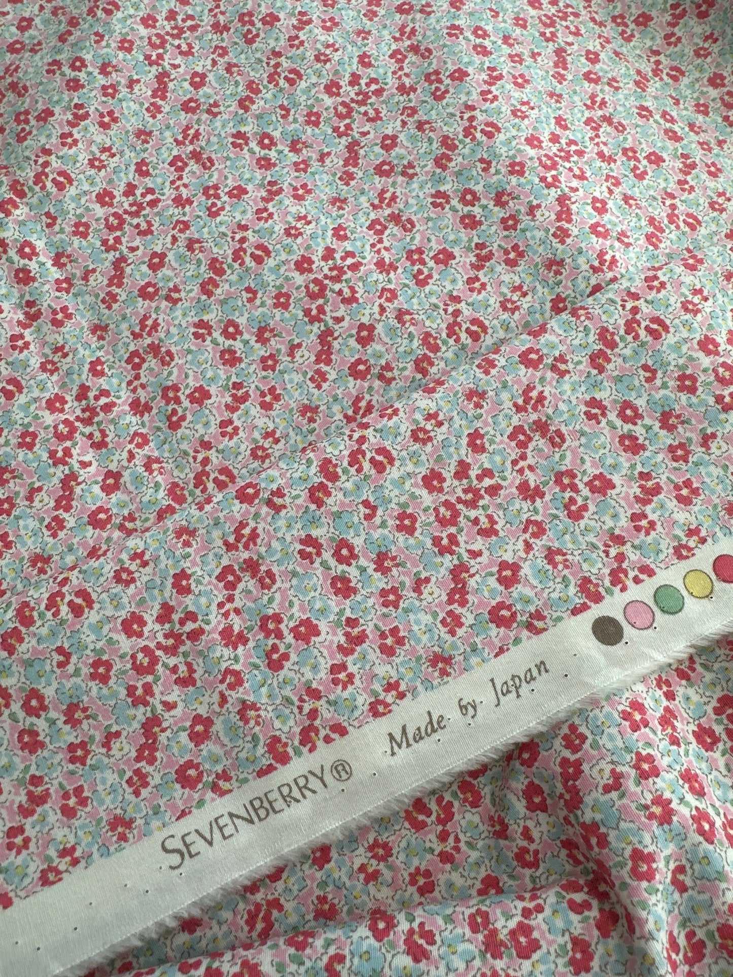 Robert Kaufman Fabrics - Petite Garden - by Sevenberry - Pink - Priced by the Half Metre