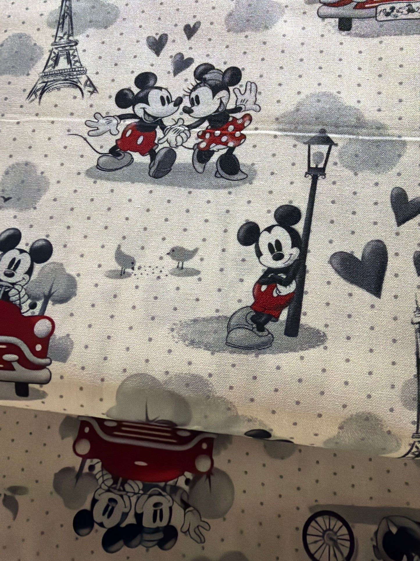 Mickey & Minnie Vintage - priced per half metre