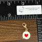 Stich Marker - Charm - Red Heart in White Bubble