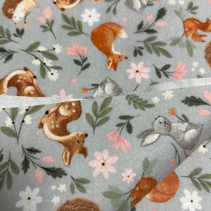 Last cut 19" x width of fabric - Flannel - 3 Wishes - Baby In Bloom Flannel by Jo Taylor Collection - Babies in Bloom