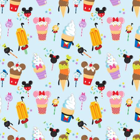 Disney - Ice Cream Toss - by Springs Creative -  Priced per half metre