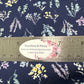 Robert Kaufman - Ki-Mama by Sevenberry - Floral - on Navy - Priced per Half Metre