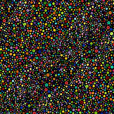 Wilmington Prints - Glass Beads - Black  - By Hello Angel Essentials for Wilmington Prints - Priced per Half Metre (Copy)
