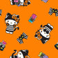 Hello Kitty by San Rio brought to us by Springs Creative - Halloween Bows - Orange