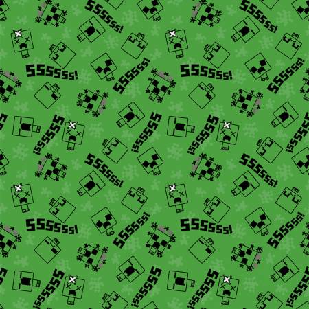 Springs Creative - Minecraft Chibi Creeper - Green