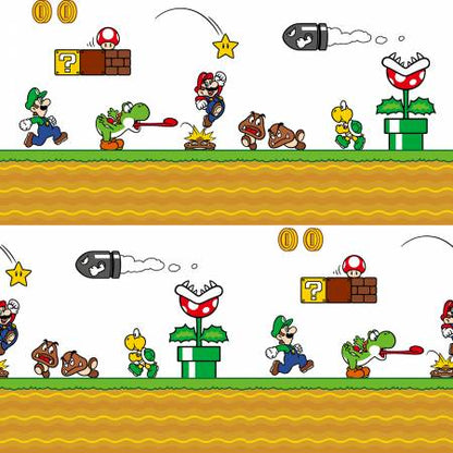 Springs Creative - Nintendo - Super Mario Side Scroller - Priced per half metre