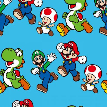 Last 28” x width of fabric - Springs Creative - Nintendo - Super Mario Friends- Jump
