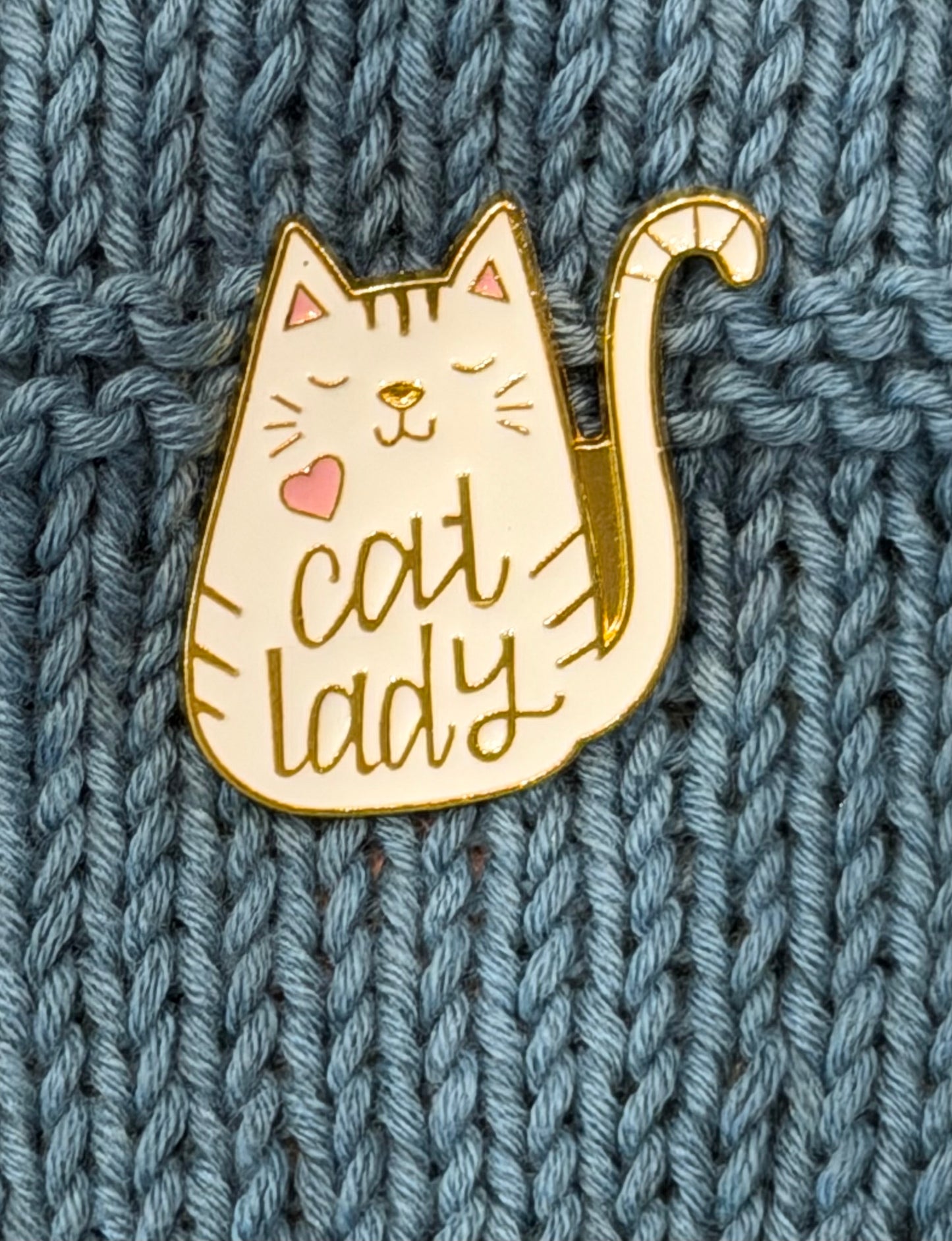 Enamel Pin  - Cat Lady