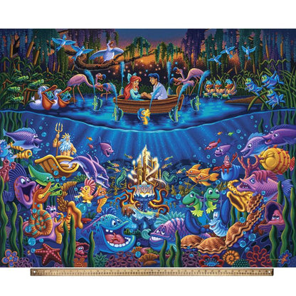 Disney Panel - Disney Part of Your World - Panel 36" x 43.5” wide
