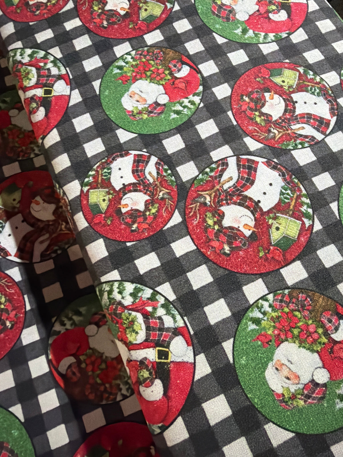 Collection Noël par Susan Winget - Père Noël à carreaux
