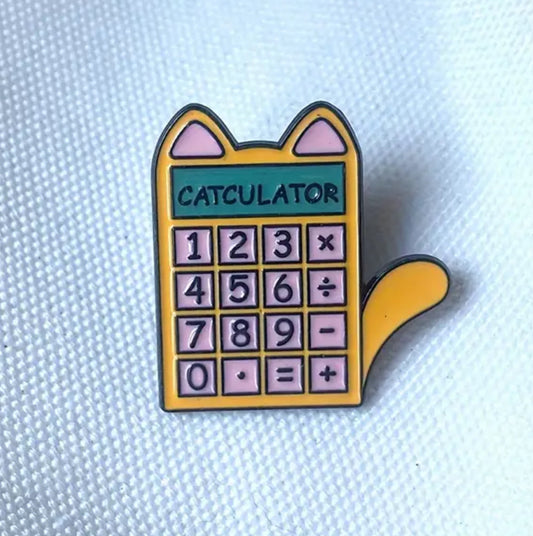 Enamel Pin  - Catculator